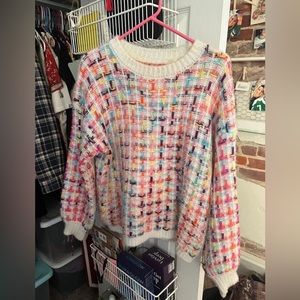 Multi-Color Knit Sweater